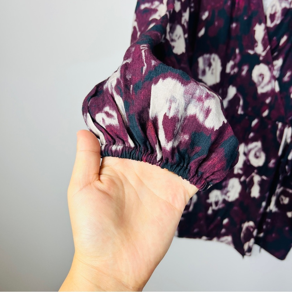 NWT Simple Wish Plum Wrap Tunic mini Dress women size EU 46 Xl/ XXL - Picture 6 of 13